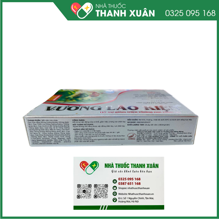 Vương lão kiện hỗ trợ giảm triệu chứng run chân tay
